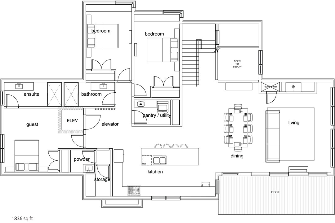 Tm Builders Whistler Lake Front Lodge Main floor plan