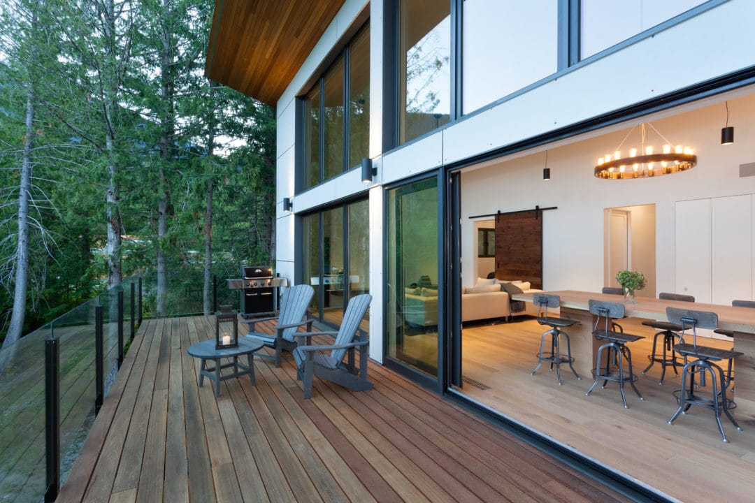 TM Builders Whistler Energy Efficient Home Outdoor Living